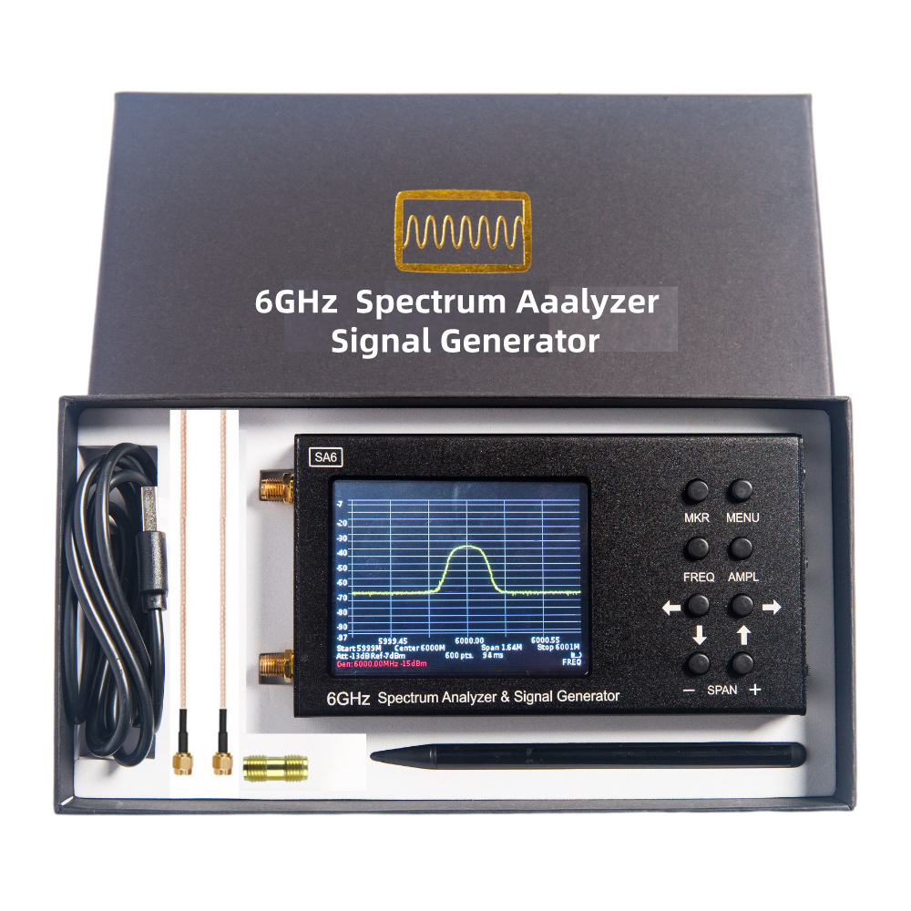 Signal Generator Spectrum Analyzer - SA6 6GHz Digitaler Handgehaltener Tragbarer RF-Spektrumanalysator