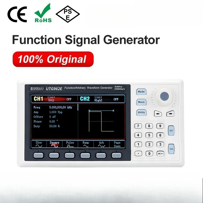 Function Arbitrary Waveform Generator - Funktionssignalgenerator UTG932E UTG962E 30MHz 60MHz Tragbarer