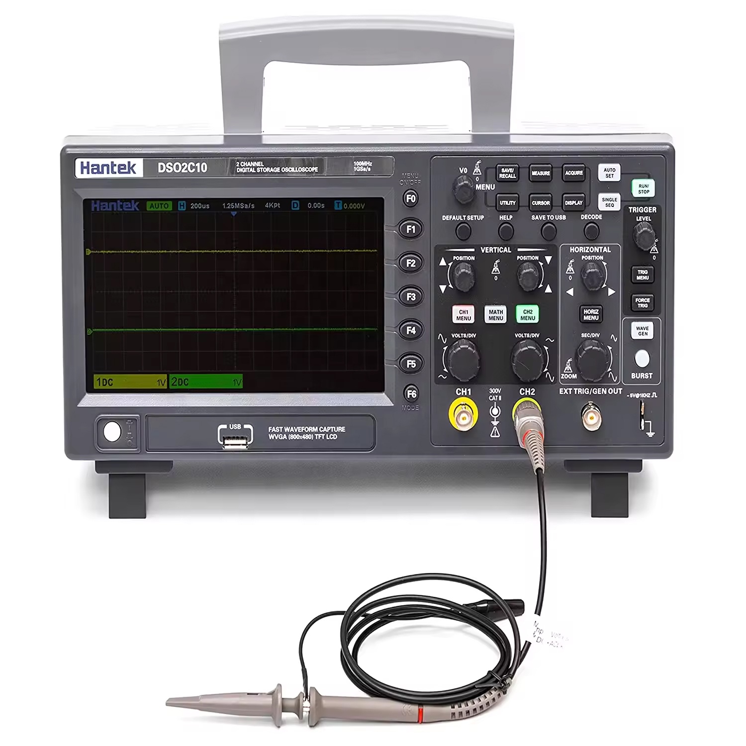 Digital Storage Oscilloscope 100Mhz - DSO2C10 DSO2C15 DSO2C10 2-Kanal-Digital-Speicheroszilloskop 100MHz 1GSa/s