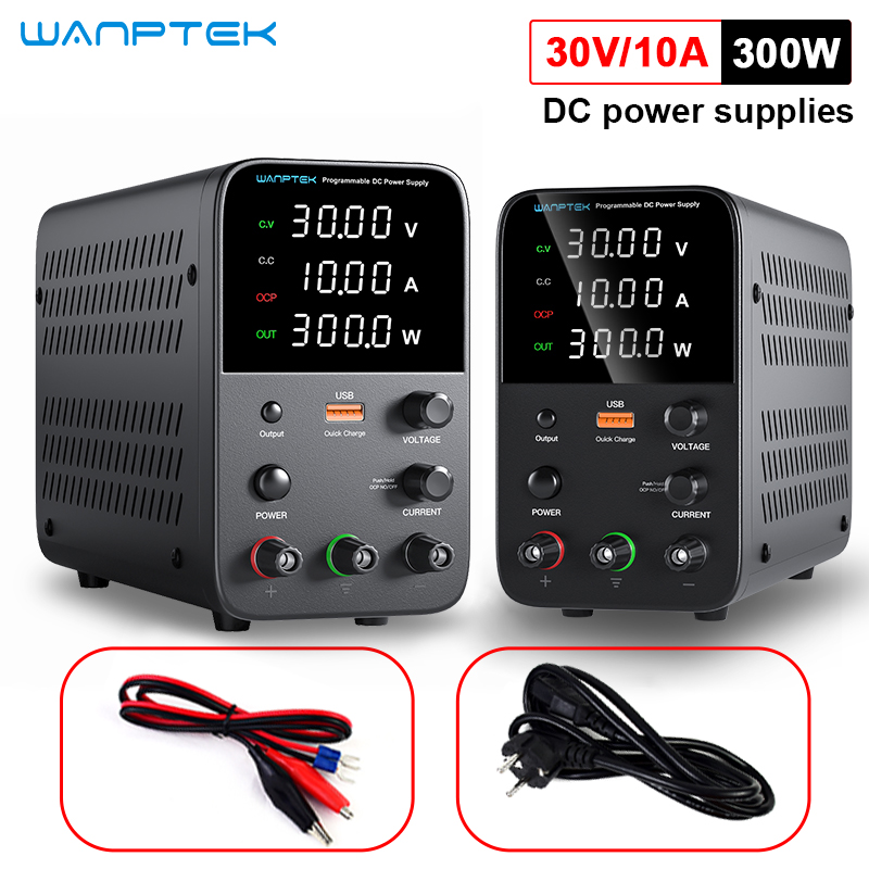 Programmable Dc Power Supply 30V 10A - Wanptek Programmierbares Gleichstromnetzteil WPS3010H Laborwartungswerkbank 30
