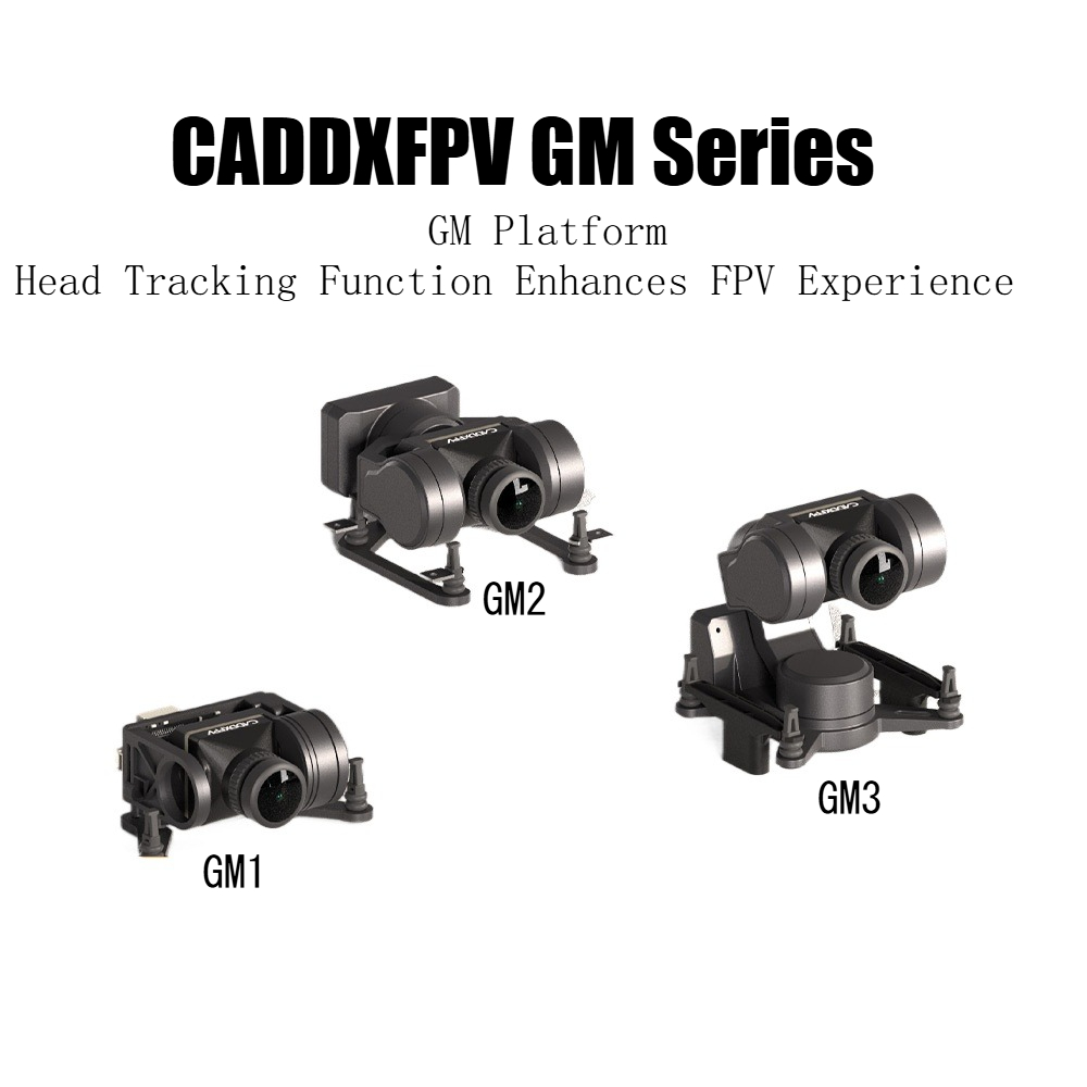 Fpv Goggles Walksnail Avatar Hd - CADDXFPV Gimbal GM1/GM2/GM3 (ohne Kamera) Head