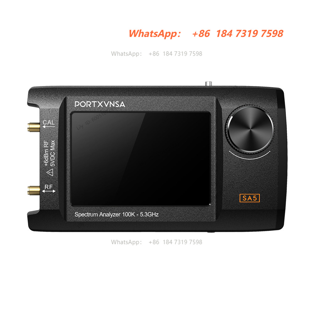 Signal Generator Spectrum Analyzer - SA5 Multifunktionaler Handheld-Spektrumanalysator 100k-5,3GHz 2-in-1 4