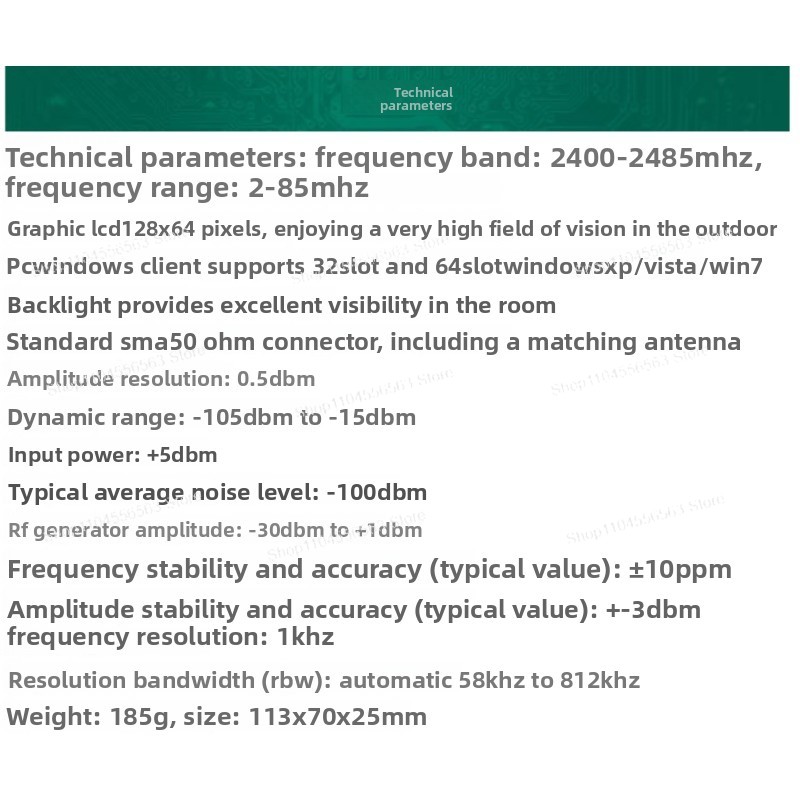 Signal Generator Spectrum Analyzer - Tragbarer RF Explorer-Signalgenerator RFE6GEN – kompatibel