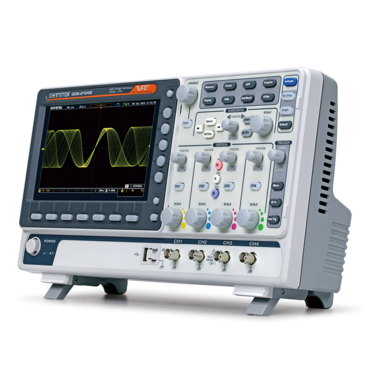 Digital Storage Oscilloscope 100Mhz - Gwinstek GDS-2000E Serie GDS-2204E 200 MHz/100