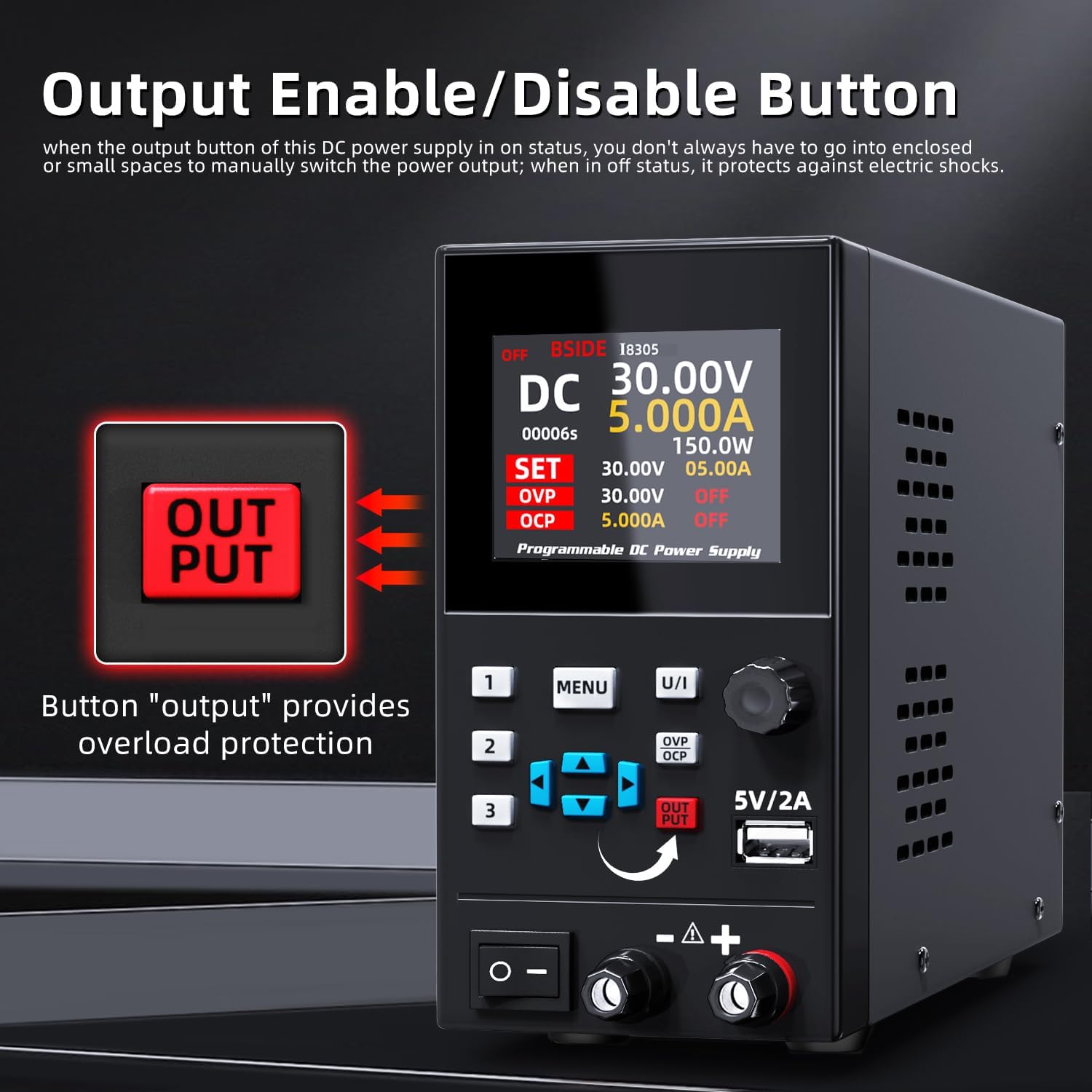BSIDE DC Laborgeregeltes Netzt – Programmable Dc Power Supply 30V 10A Bewertung und Preis