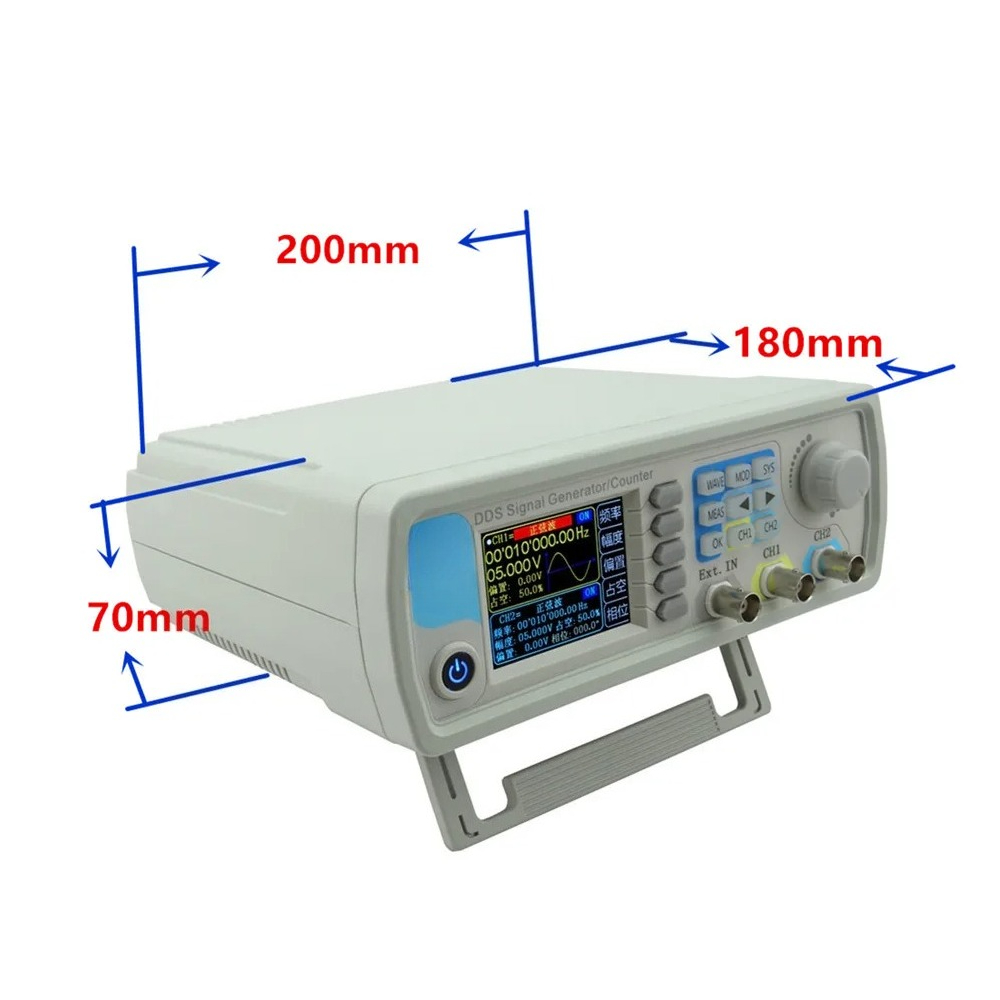 JDS6600 Serie 15/30/40/50 MHz  – Function Arbitrary Waveform Generator Bewertung und Preis