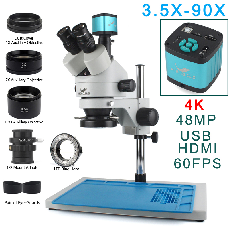 3,5X-90X Simul-Brenn Stereo Tr – Stereo Trinocular Microscope Pcb Bewertung und Preis