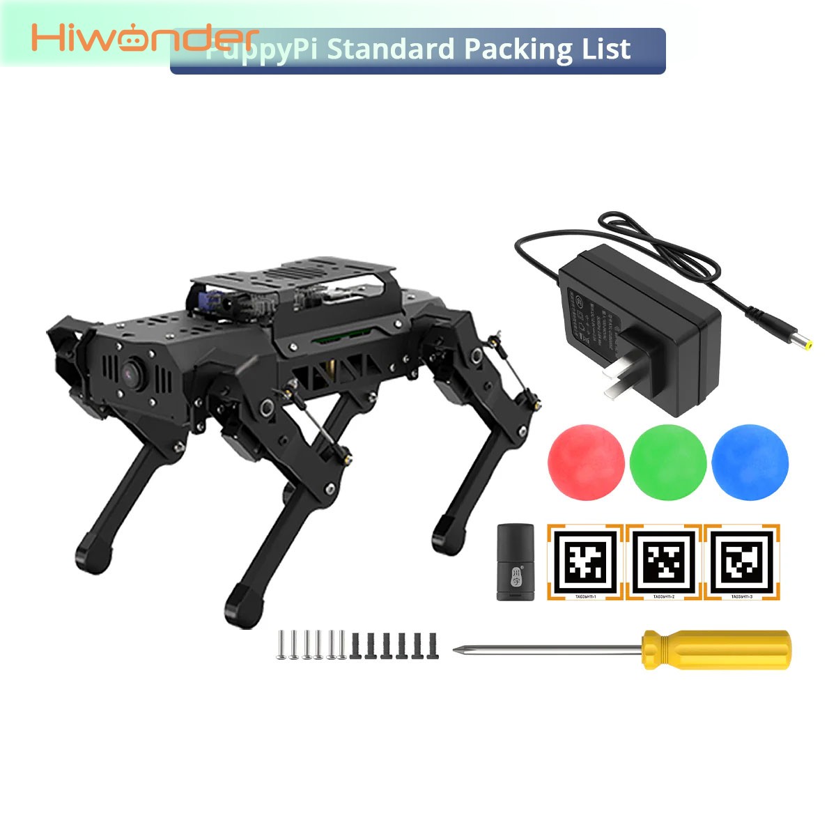 Hiwonder PuppyPi Standard Kit  – Raspberry Pi 5 8Gb Kit Bewertung und Preis