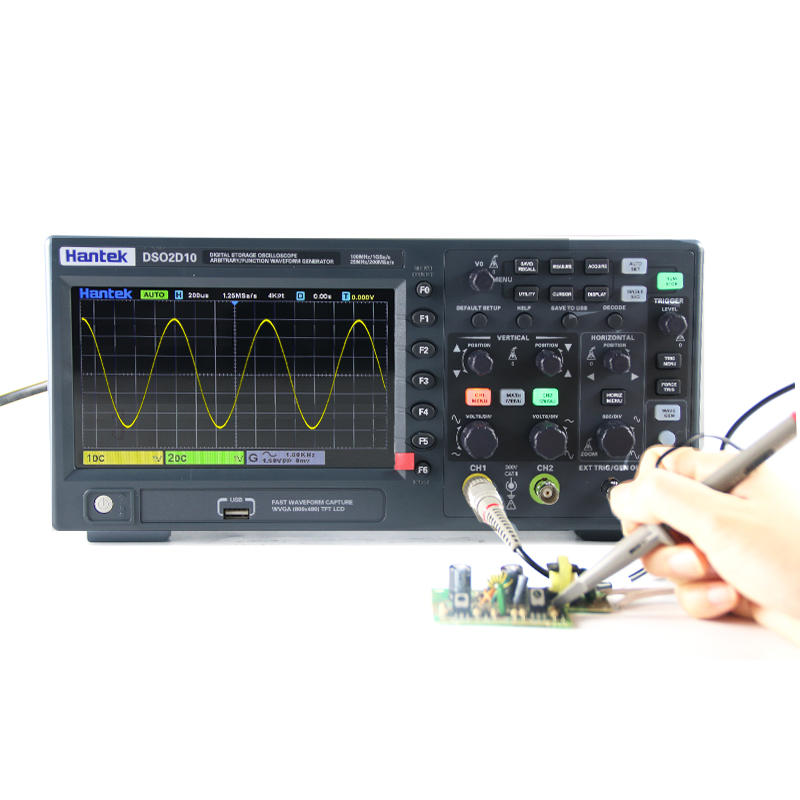 Hantek DSO2D10 Digitales Speic – Digital Storage Oscilloscope 100Mhz Bewertung und Preis