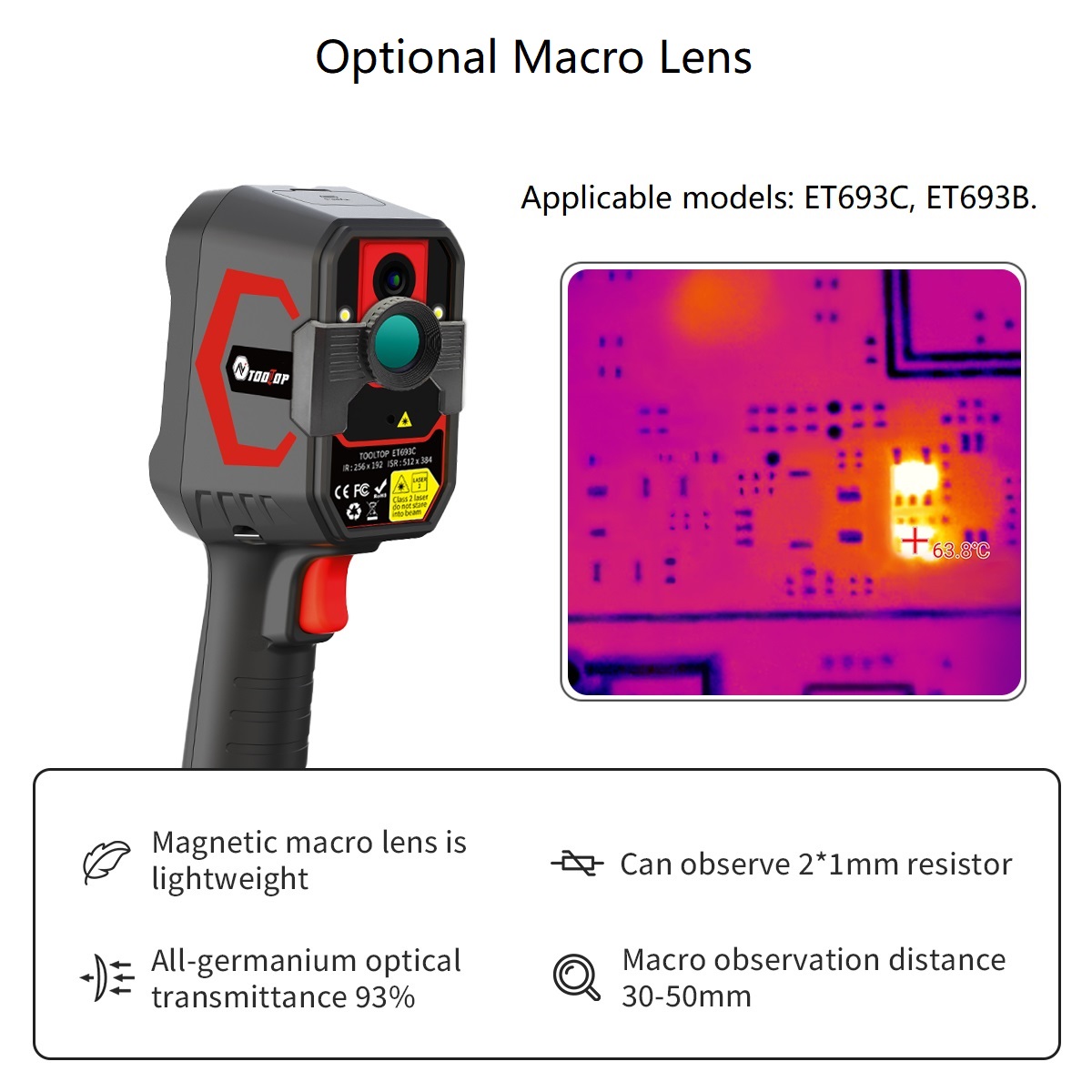 TOOLTOP ET693C Super IR 512x38 – Thermal Imaging Camera Pcb Repair Bewertung und Preis