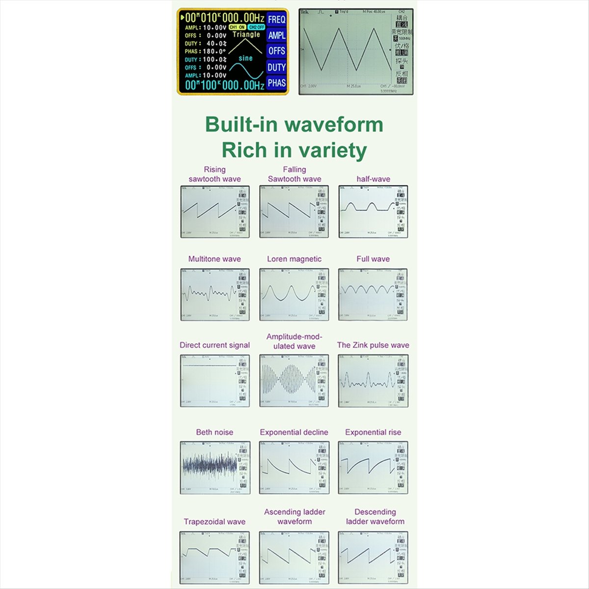 OKgood 2,4 Zoll TFT DDS-Funkti – Function Arbitrary Waveform Generator Bewertung und Preis